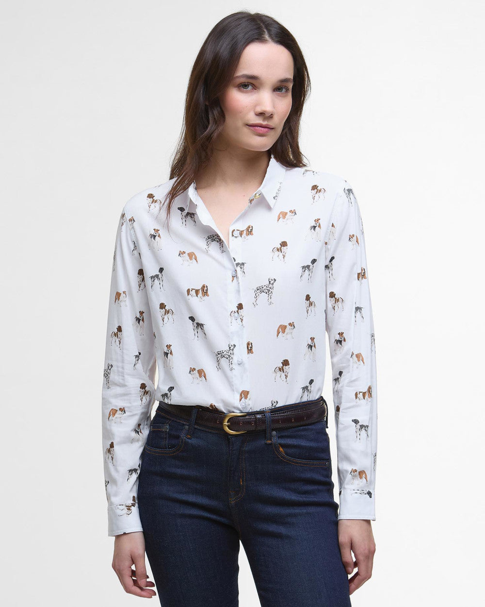 Barbour Women's Safari Relaxed Long-Sleeve Shirt