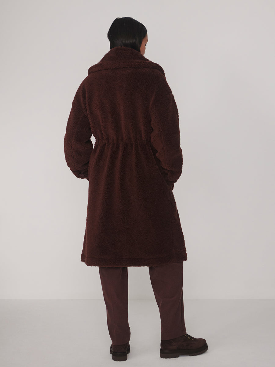 Varley Bennet Long Sherpa Coat