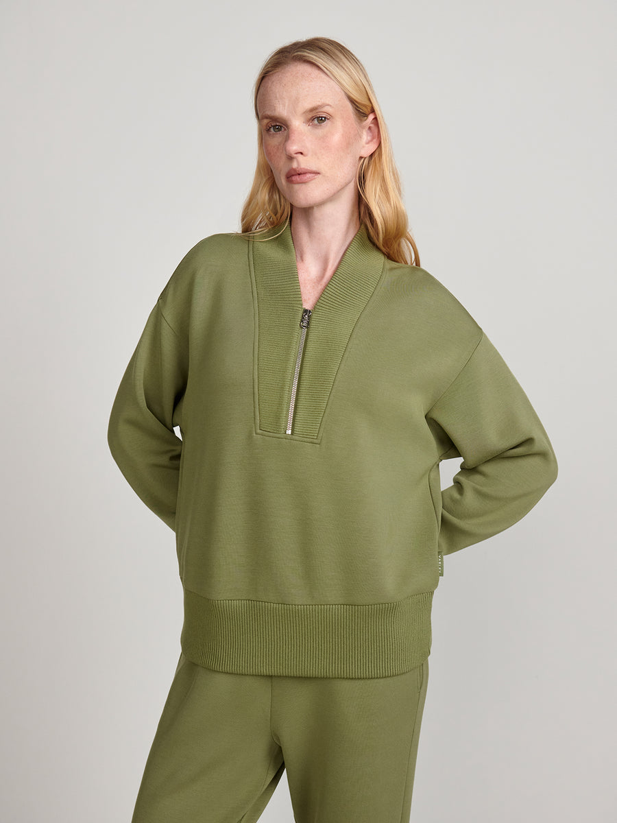 Varley Sally Half Zip Sweat