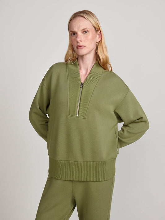 Varley Sally Half Zip Sweat