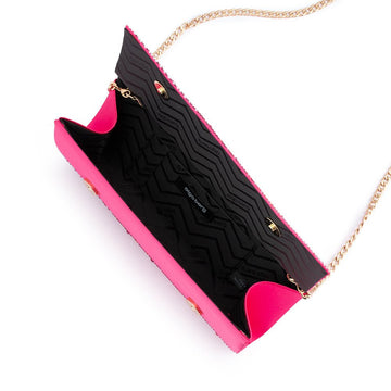 Olga Berg Camille Ombre Hotfix Clutch