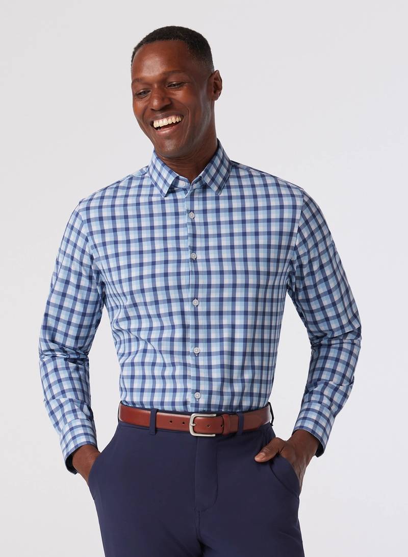Mizzen + Main Leeward Long Sleeve Dress Shirt