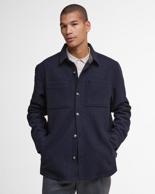 Barbour Men's Marlow Tailored Wool Blend Overshirt