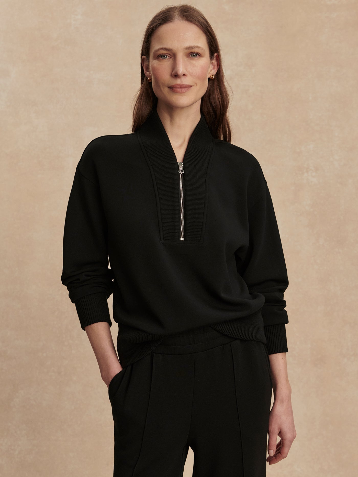 Varley Sally Half Zip Sweat