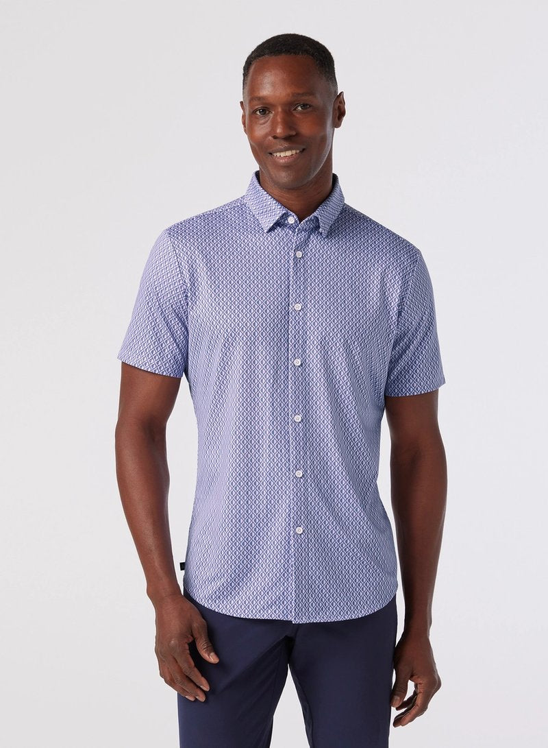 Mizzen + Main Halyard Short Sleeve Dress Shirt