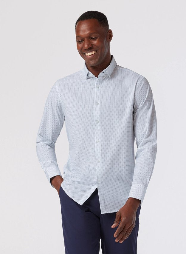 Mizzen + Main Leeward No Tuck Long Sleeve Dress Shirt