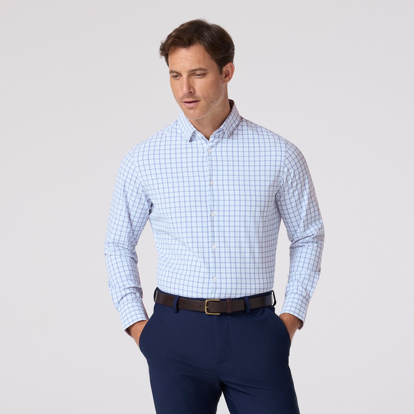 Mizzen + Main Leeward Long Sleeve Dress Shirt