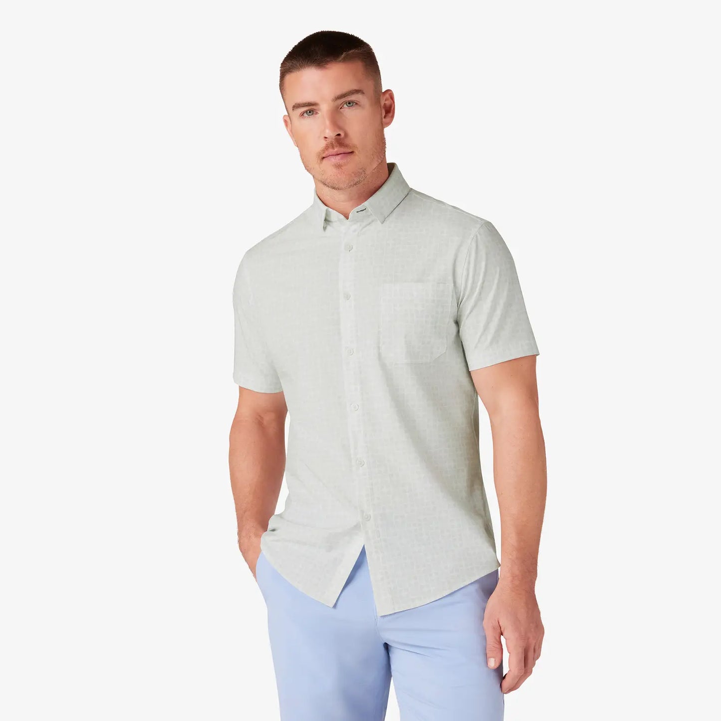 Mizzen + Main Leeward Short Sleeve Dress Shirt