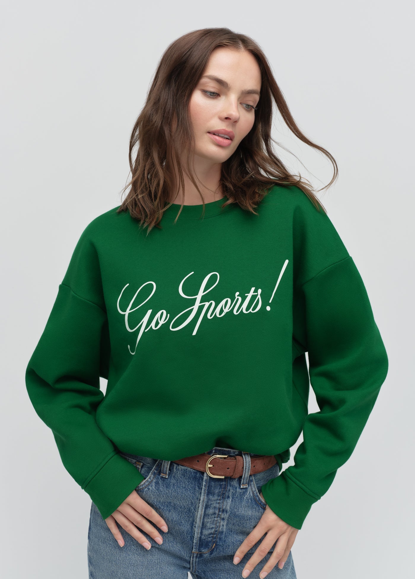 Favorite Daughter The Go Sports Script Sweatshirt