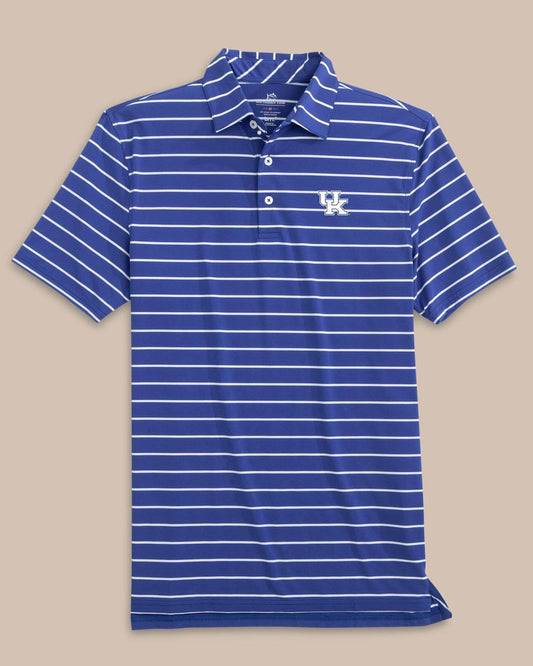 Southern Tide Kentucky Wildcats brr-eeze Desmond Stripe Polo