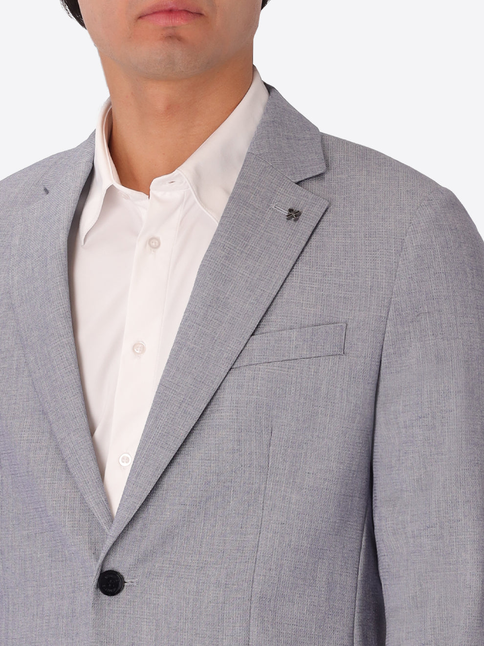 Distretto 12 Melange Viscose-Brend Tailoring Jacket - Acanto