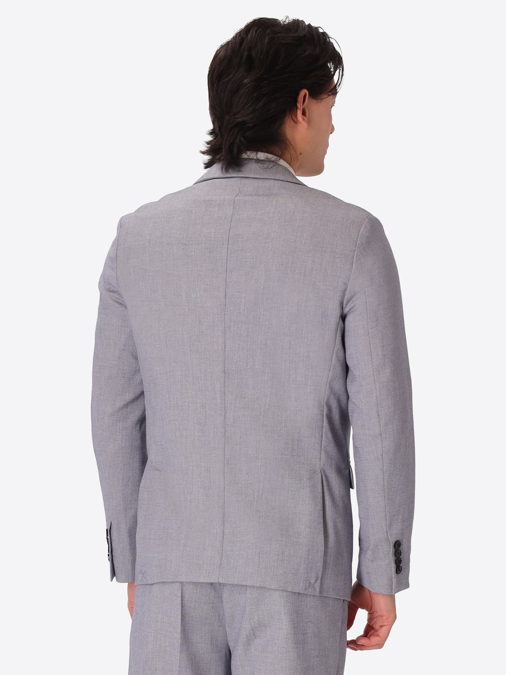 Distretto 12 Melange Viscose-Brend Tailoring Jacket - Acanto