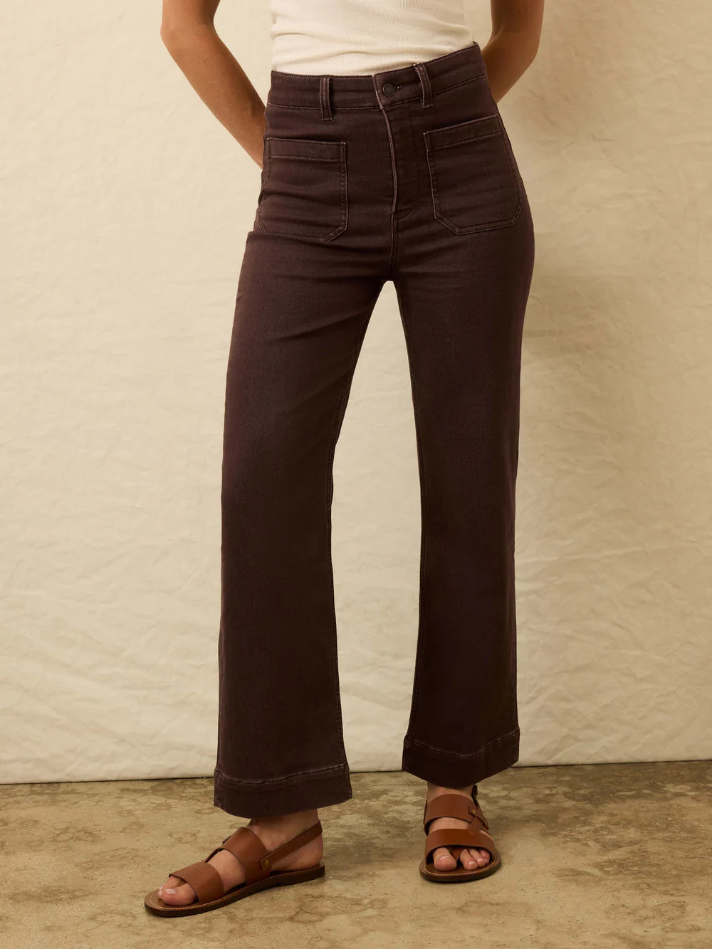 Faherty Women's Stretch Terry Patch Pocket Pant