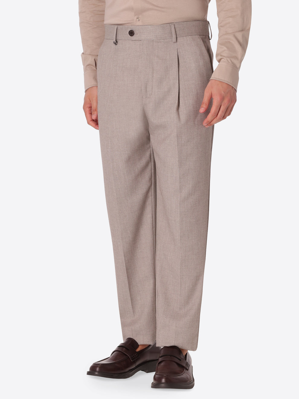 Distretto 12 Melange Viscose-Blend Tailoring Trouser 34" - Acanto