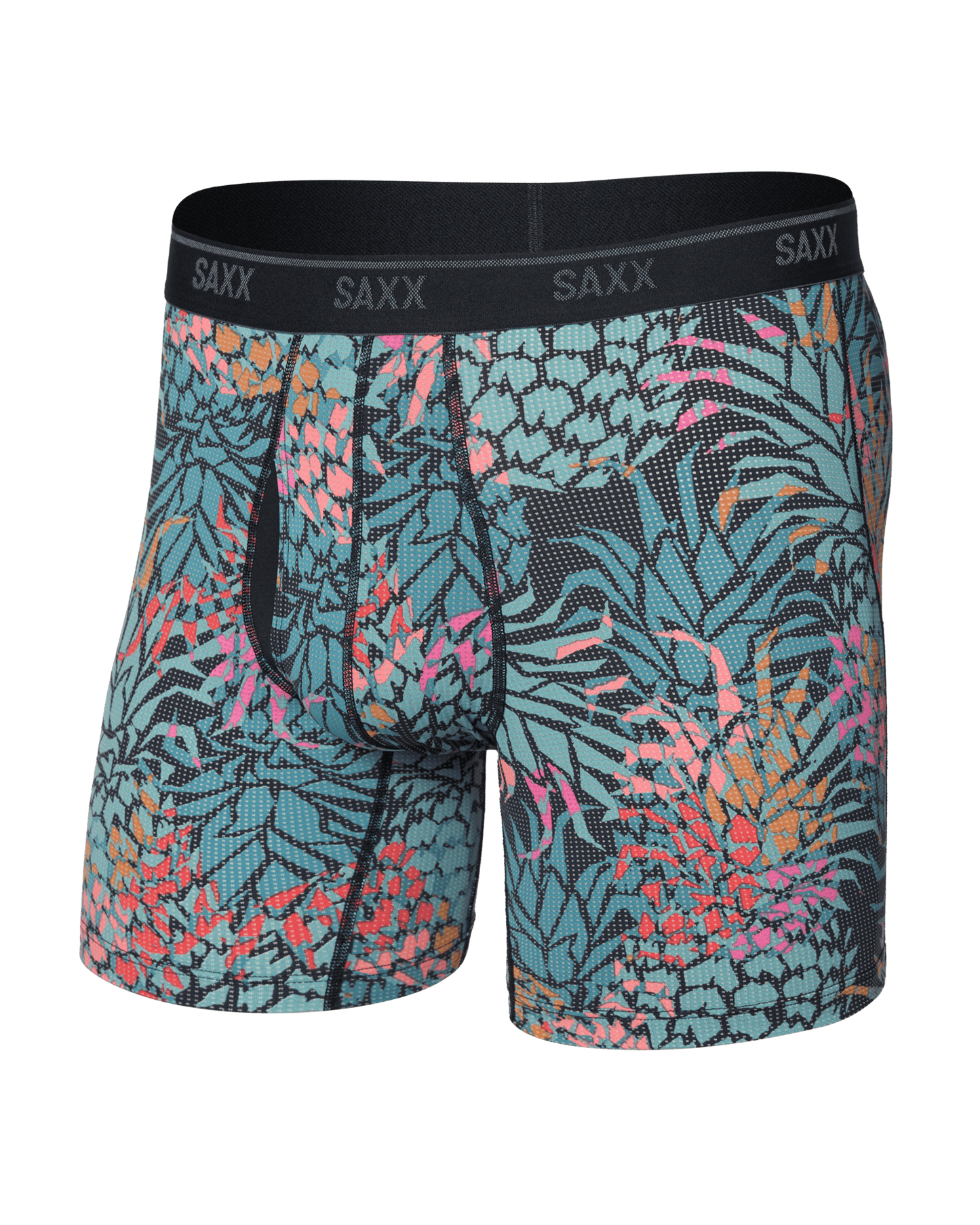 SAXX Quest Quick Dry Mesh Performance Boxer Brief 6" With Fly