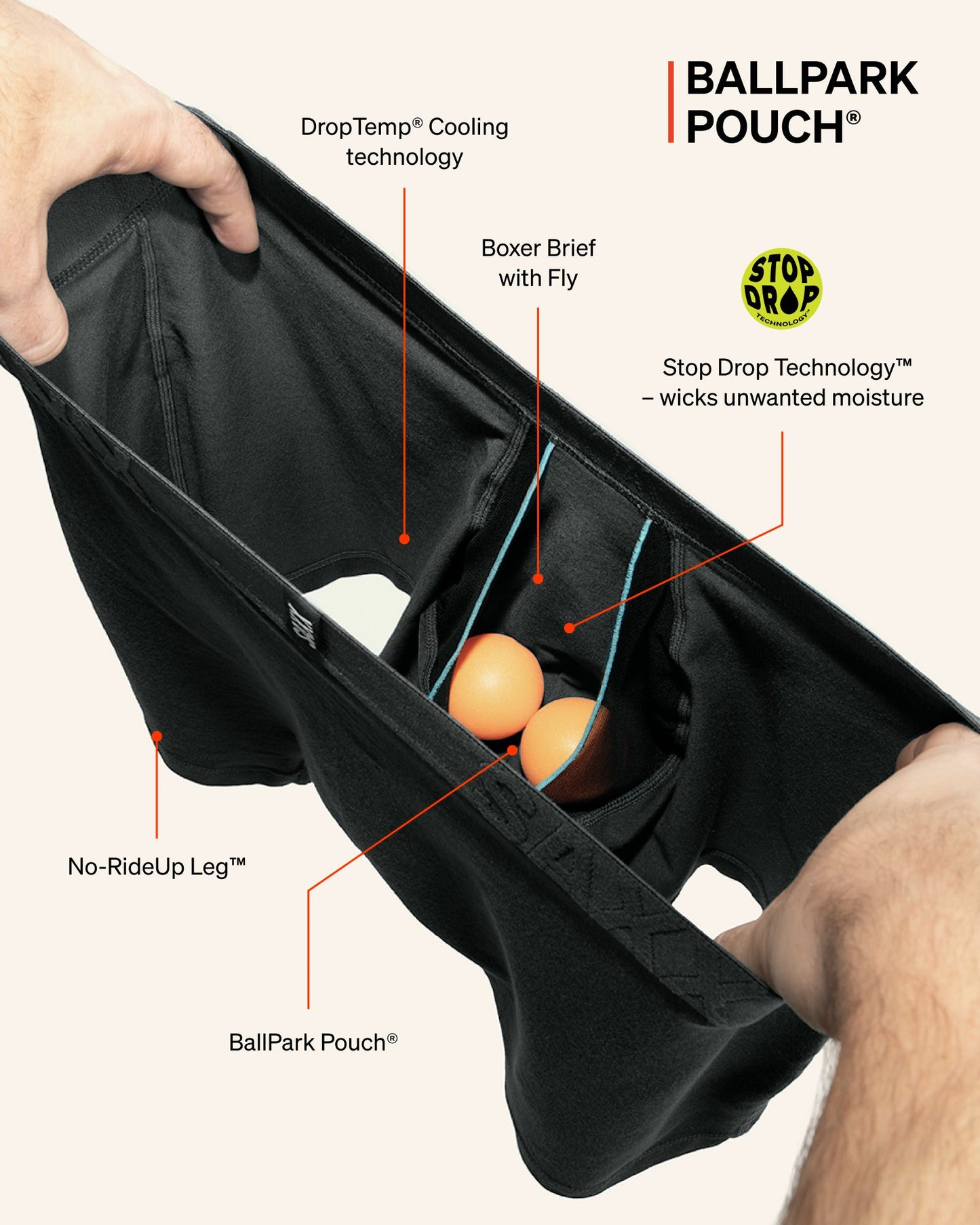 SAXX DropTemp Cooling Cotton Boxers - 2 Pack