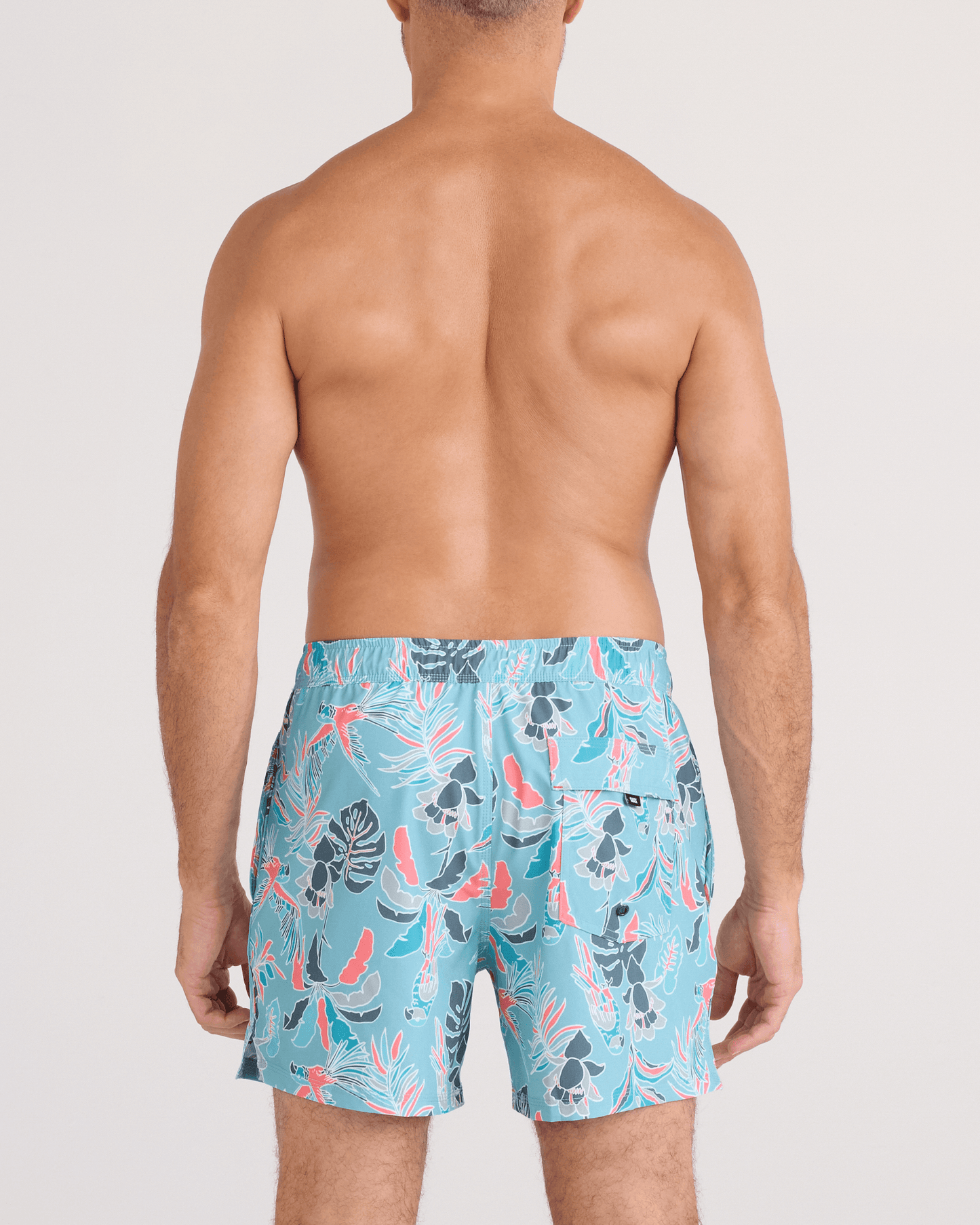 Saxx Swim Oh Buoy 2 In 1 Volley Trunk 5in
