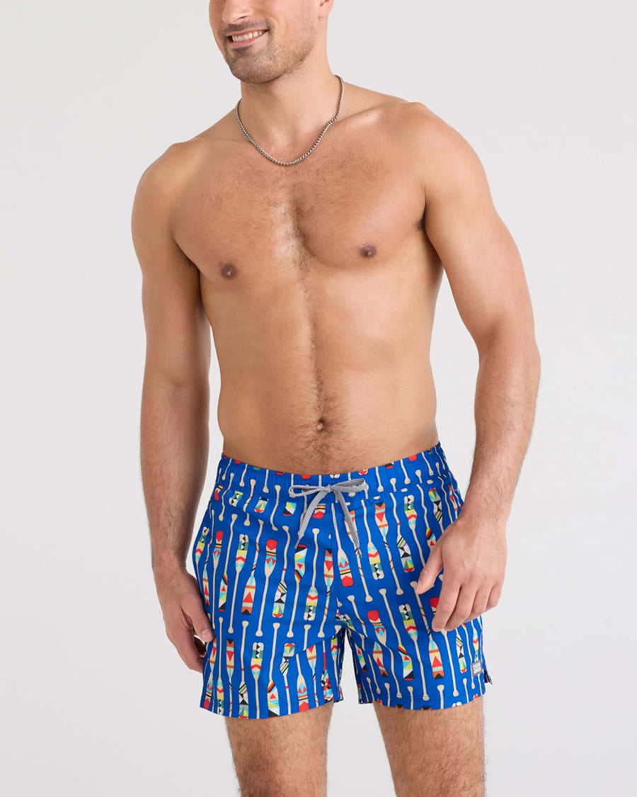 Saxx Swim Oh Buoy 2 In 1 Volley Trunk 5in
