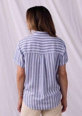 Normal Brand Women's Short Sleeve Freshwater Button Up