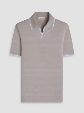 Bugatchi Short Sleeve Quarter Zip Polo
