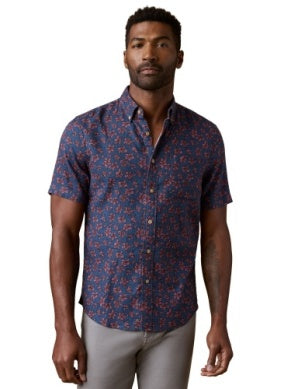 Faherty Men's Short Sleeve Breeze Shirt