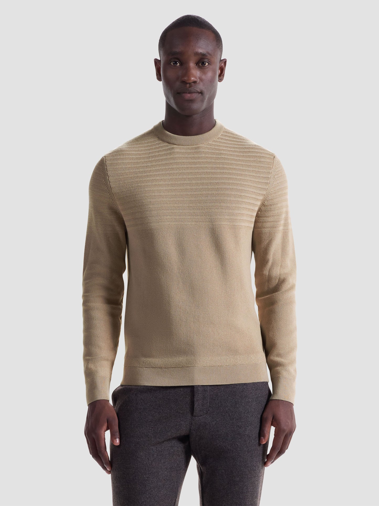 Bugatchi Long Sleeve Crew Neck Sweater