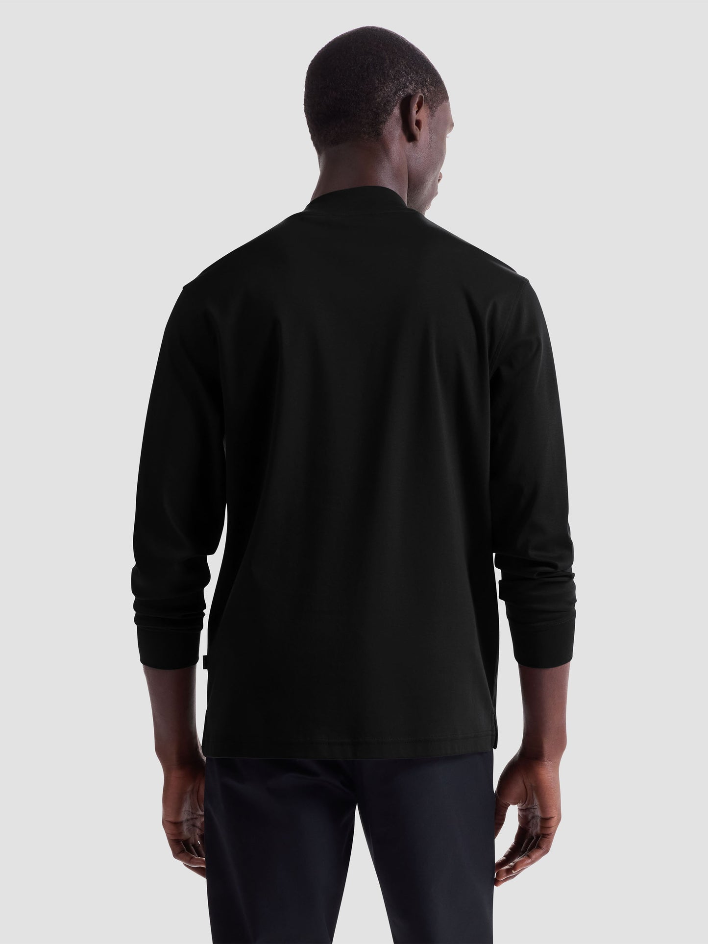 Bugatchi Long Sleeve Mock Neck