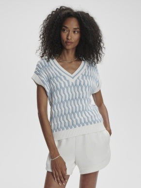 Varley Alfie Cable Knit Vest