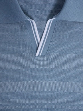Bugatchi Short Sleeve Johnny Collar Polo