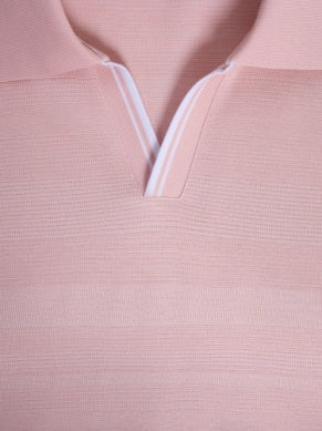Bugatchi Short Sleeve Johnny Collar Polo