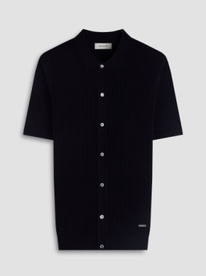 Bugatchi Short Sleeve Full Button Shirt Sweater