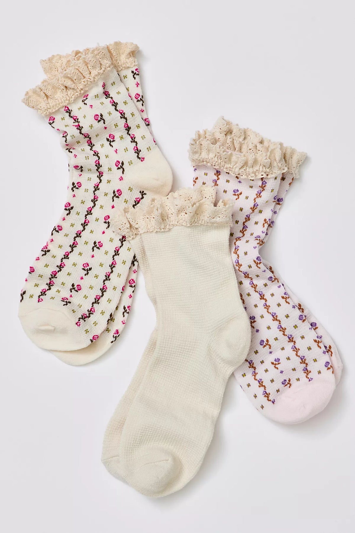 Free People Ruffle Sock Pack