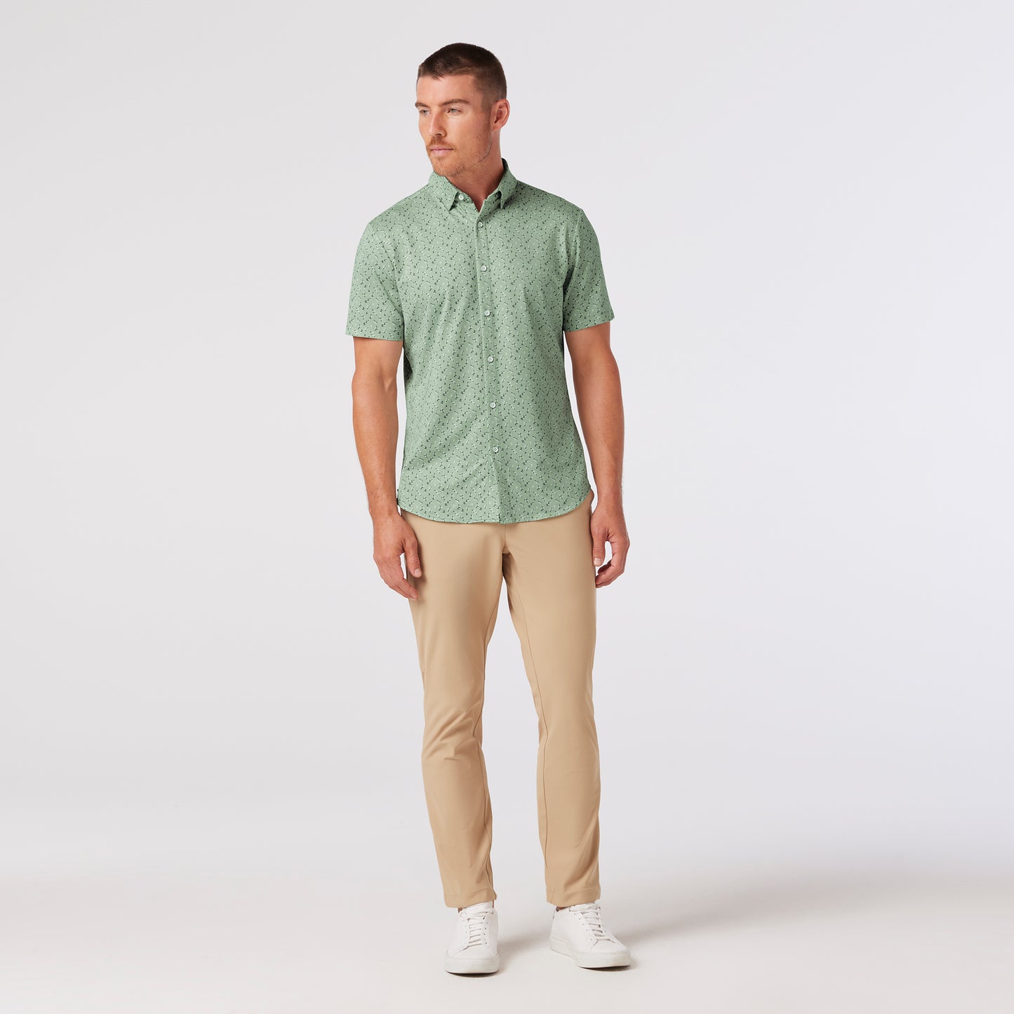 Mizzen + Main Halyard Short Sleeve Dress Shirt