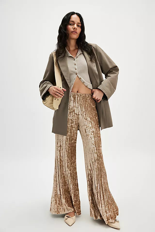 Free People Star Sign Velvet Pant