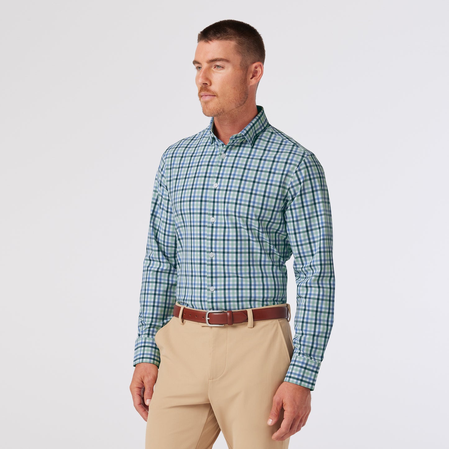 Mizzen + Main Leeward Long Sleeve Dress Shirt