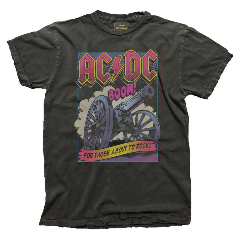 Retro Brand Black Label AC/DC Boom Tee