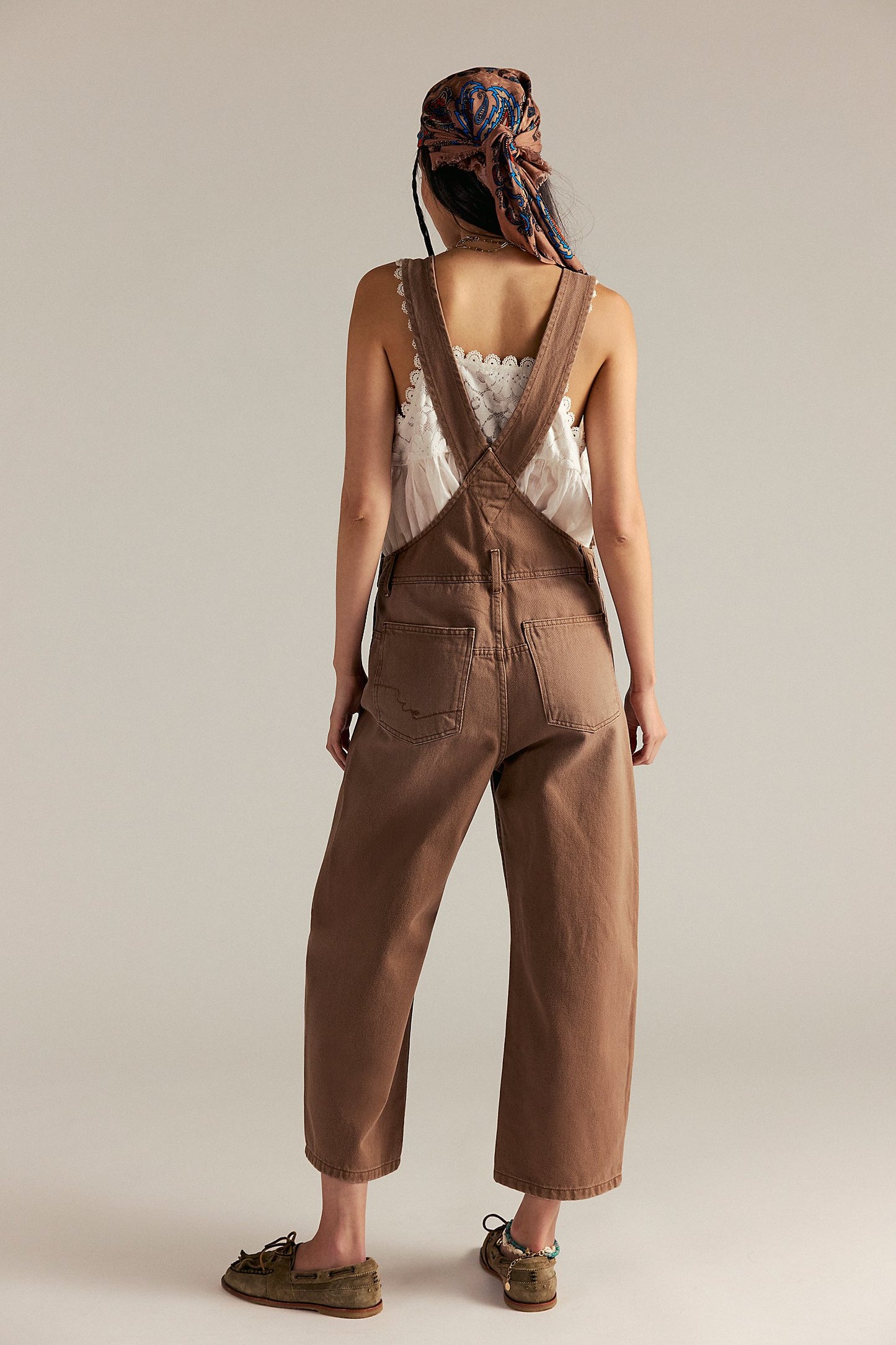 Free People Brown Sugar Overalls