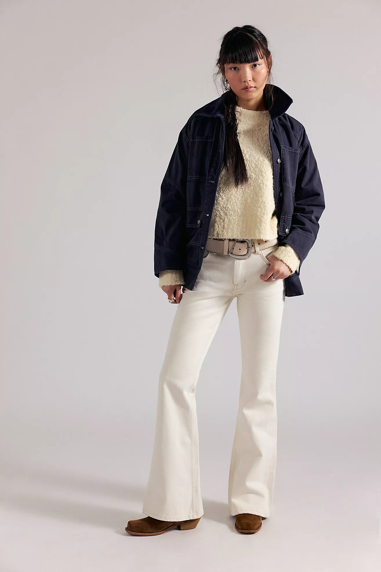 Free People West Coast Relaxed Flare Jean