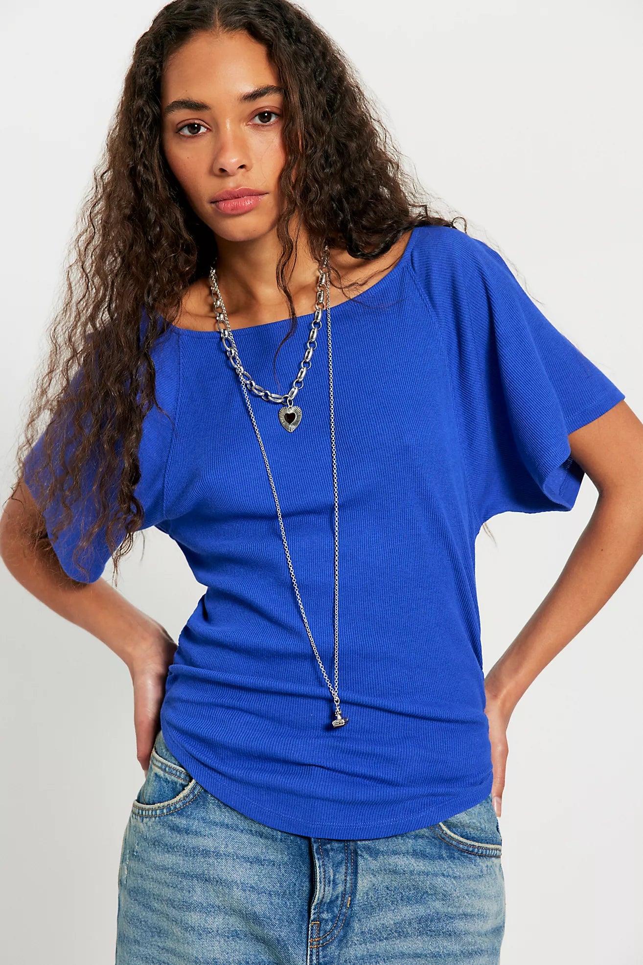 Free People Lucy Off-The-Shoulder Tee