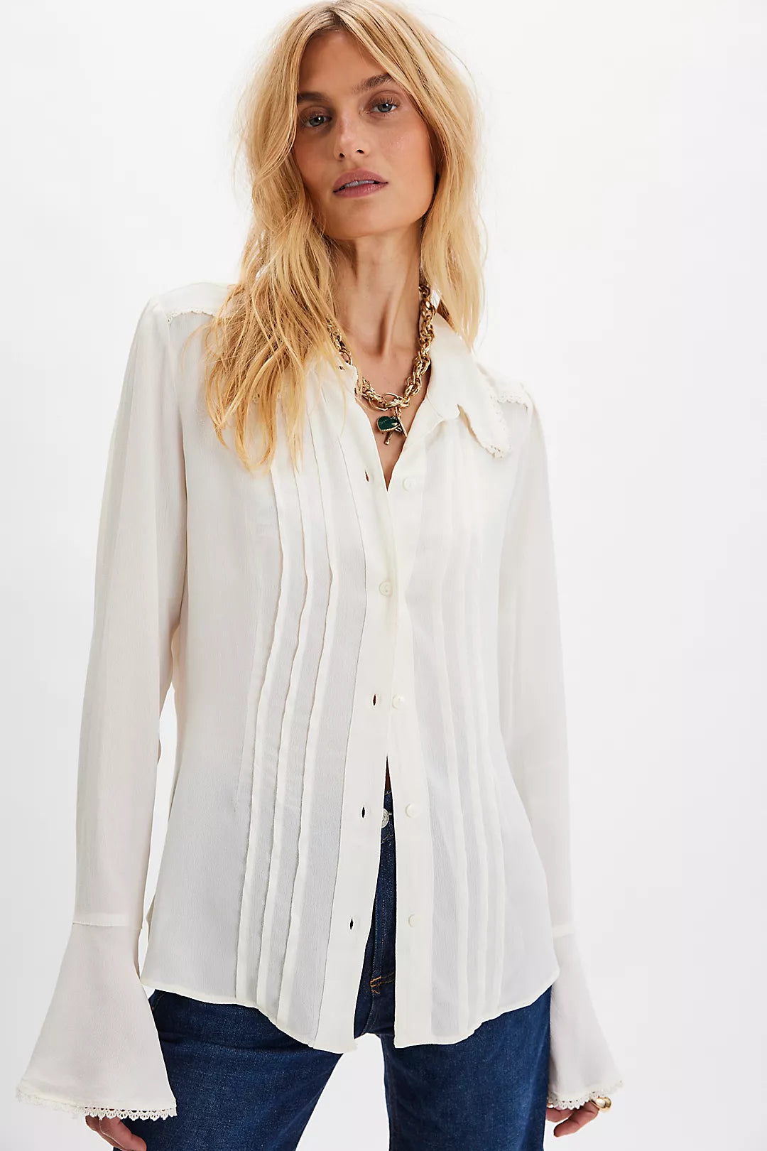 Free People Whisper White Top
