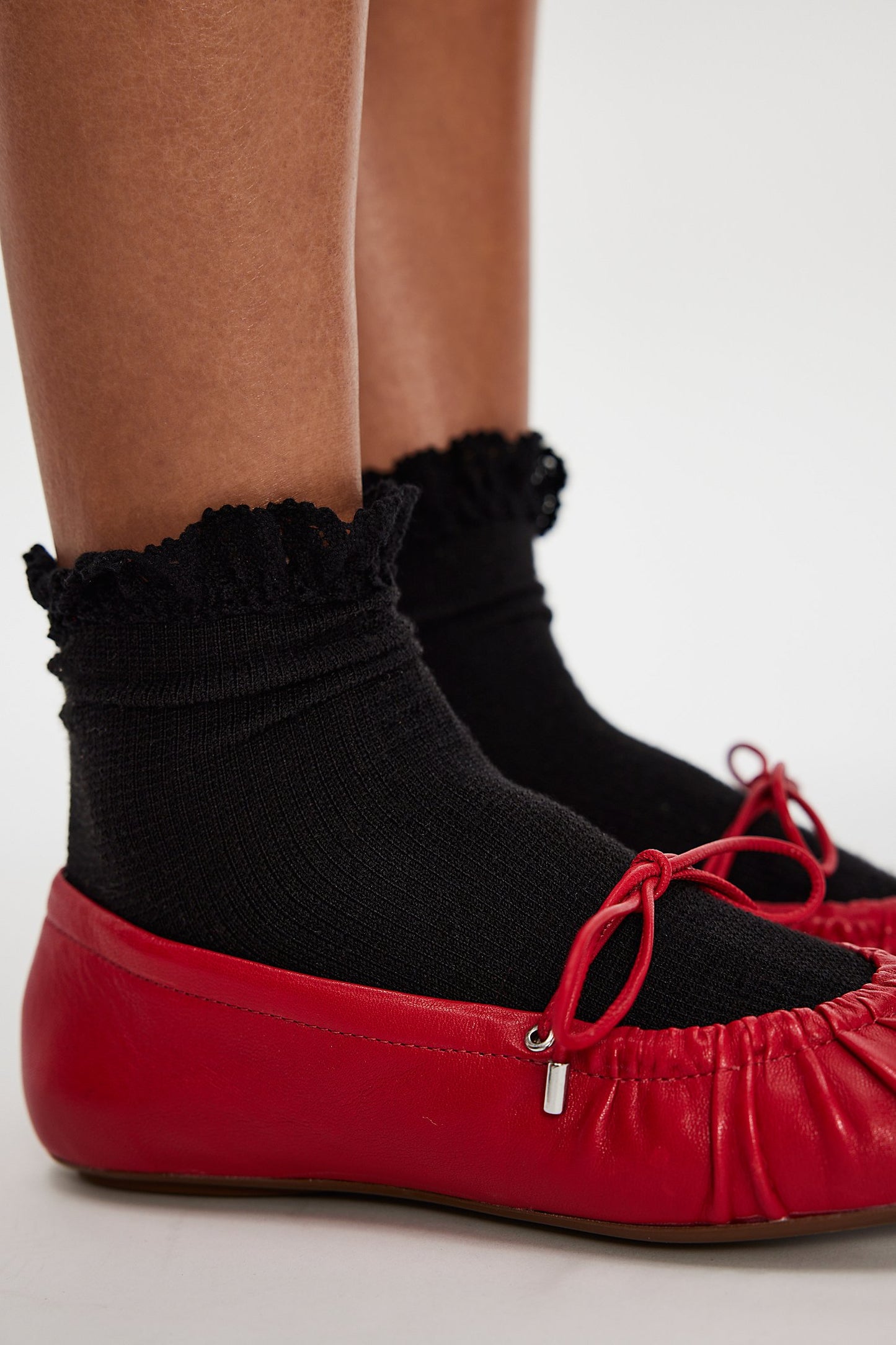 Free People Beloved Waffle Knit Ankle Socks