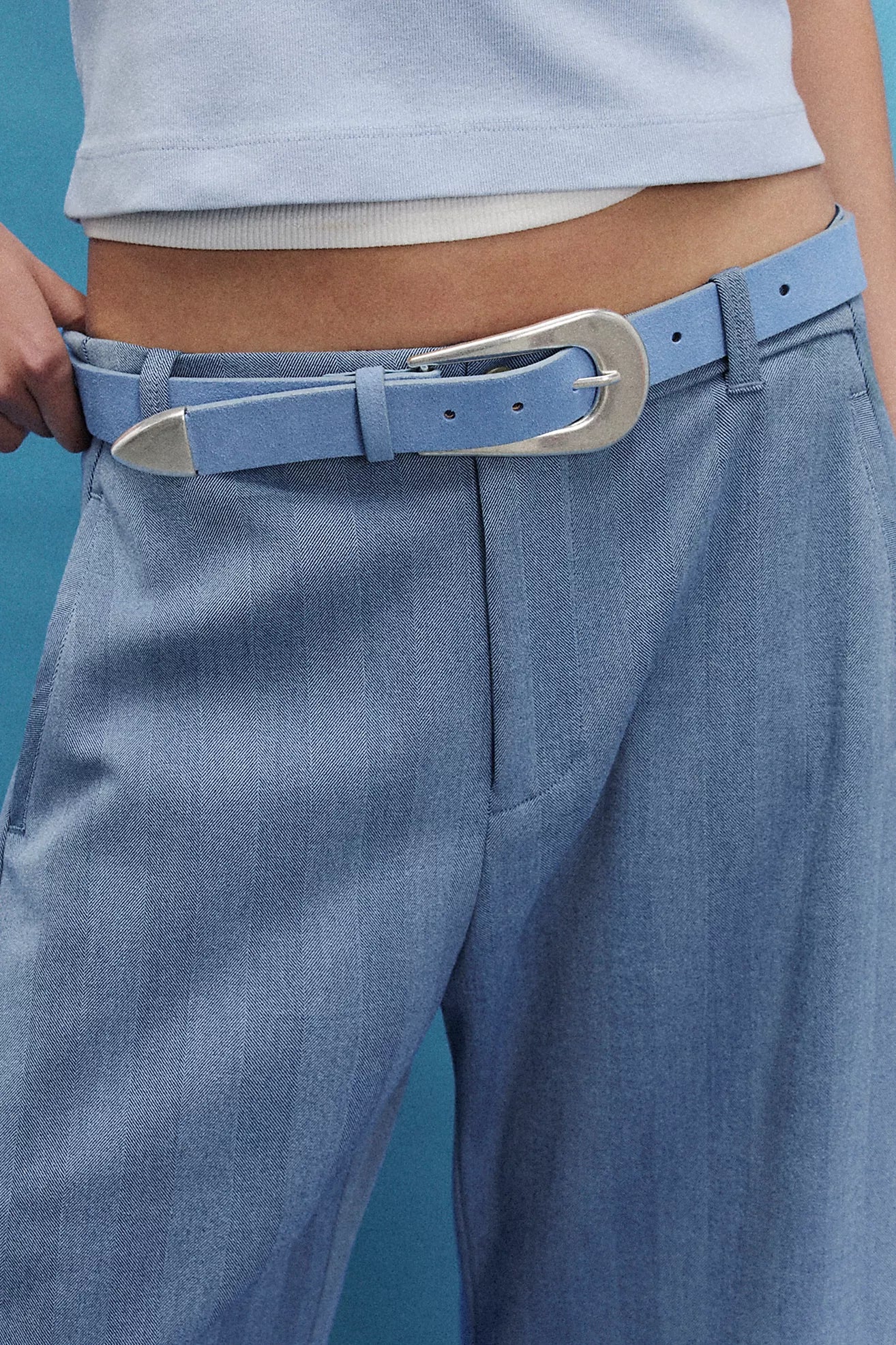Free People Cannon Suede Belt