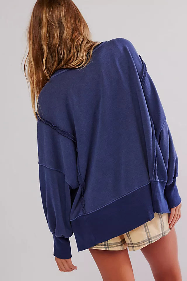 Free People Graphic Camden Pullover