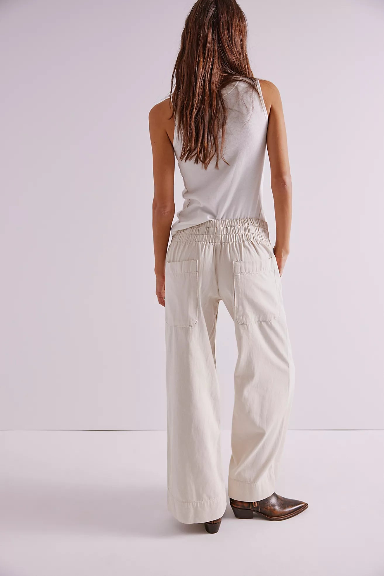 Free People Breezy Denim Pull-On Jeans