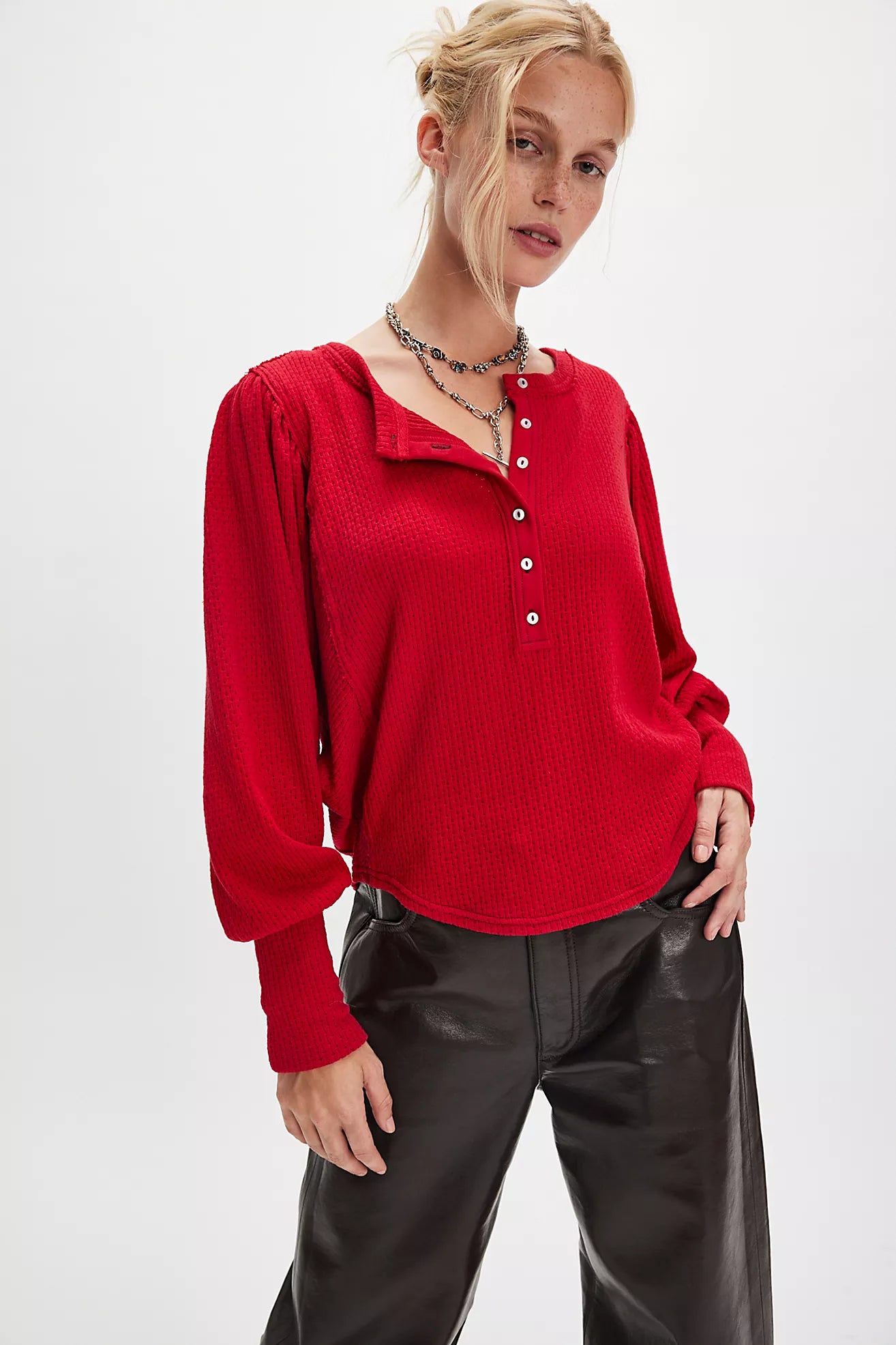 Free People Quinn Knit Thermal