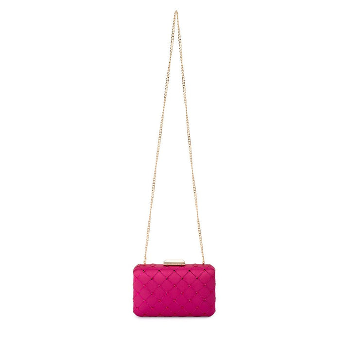 Olga Berg Violet Hotfix Clutch