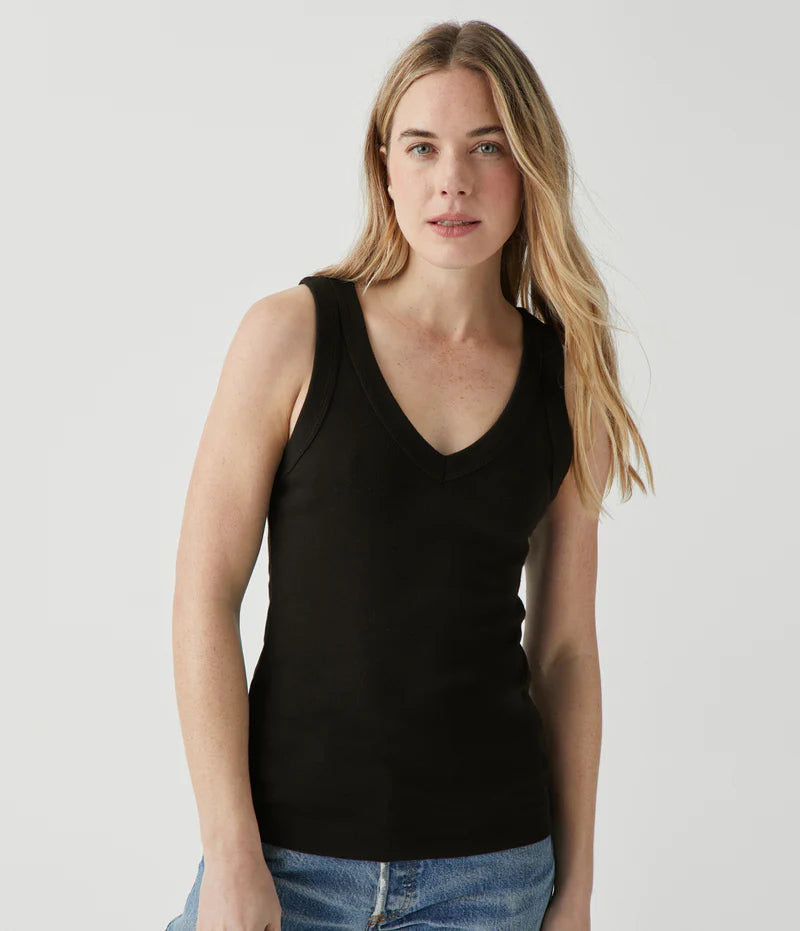 Michael Stars Maya V-Neck Tank (One Size)